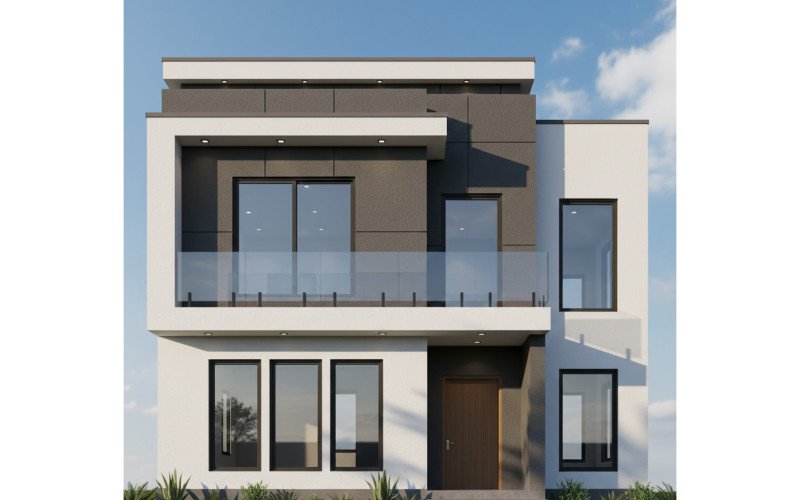 Front Elevation Design for 30x40 House Plan